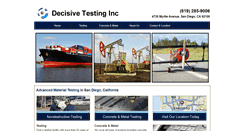 Desktop Screenshot of decisivetest.com