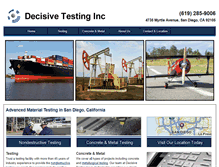 Tablet Screenshot of decisivetest.com